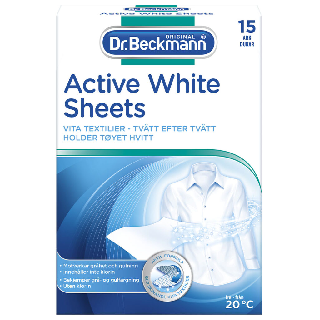 Dr. Beckmann Active White Sheets 3-in-1 produktbild