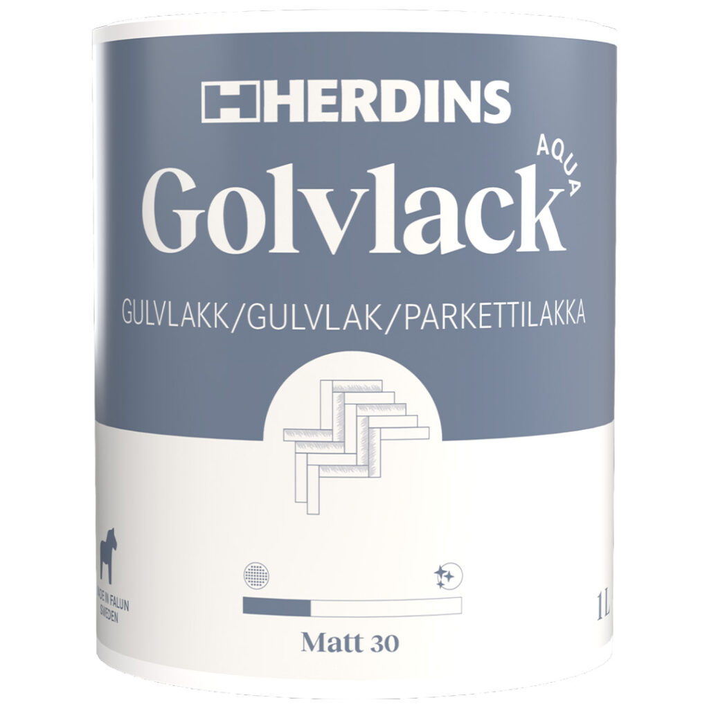 Herdins Golvlack Matt 1L Produktbild