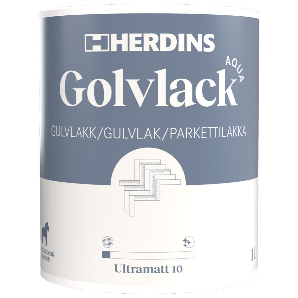 Herdins Golvlack Ultramatt 1L Produktbild