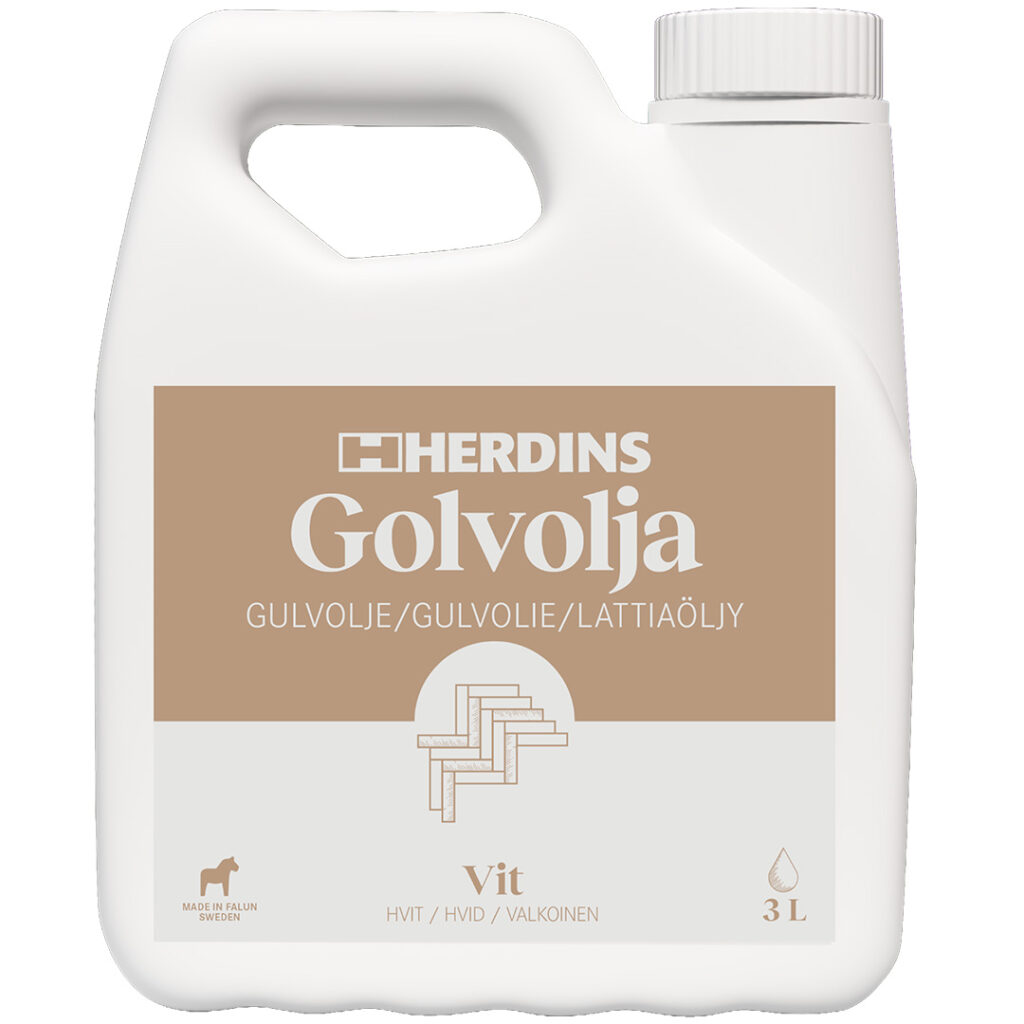 Herdins Golvolja 3L i vit nyans produktbild
