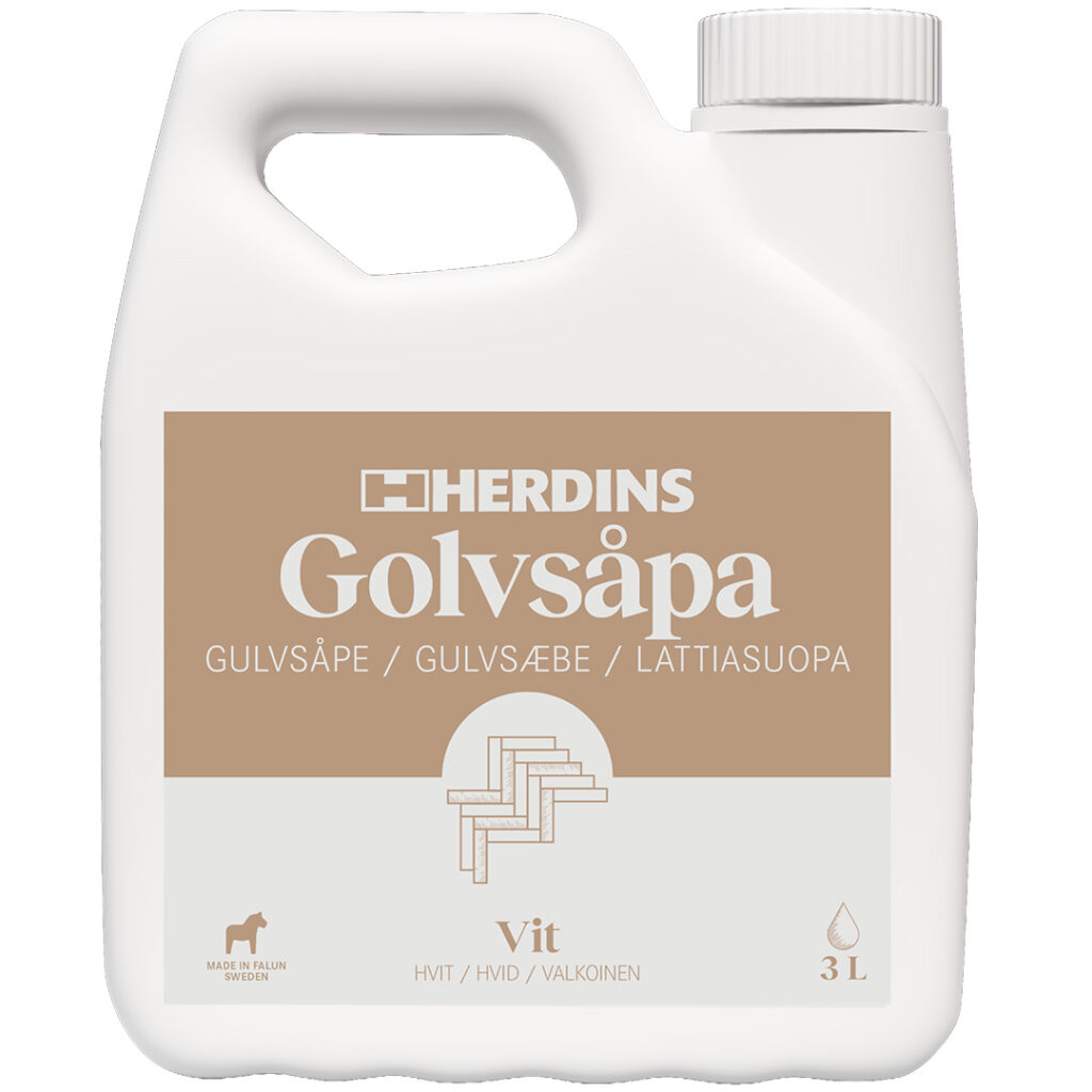 Herdins Golvsåpa 3L i vit nyans produktbild