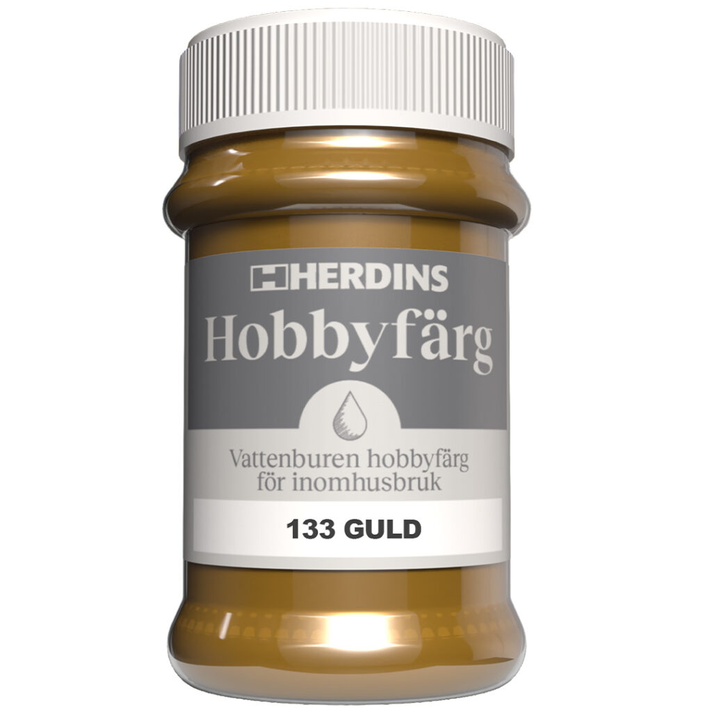 Produktbild Herdins Hobby färg i nyansen Guld