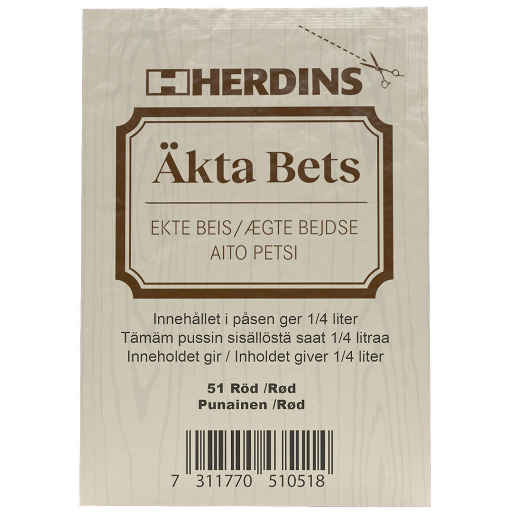 Herdins Äktabets i nyansen Röd produktbild