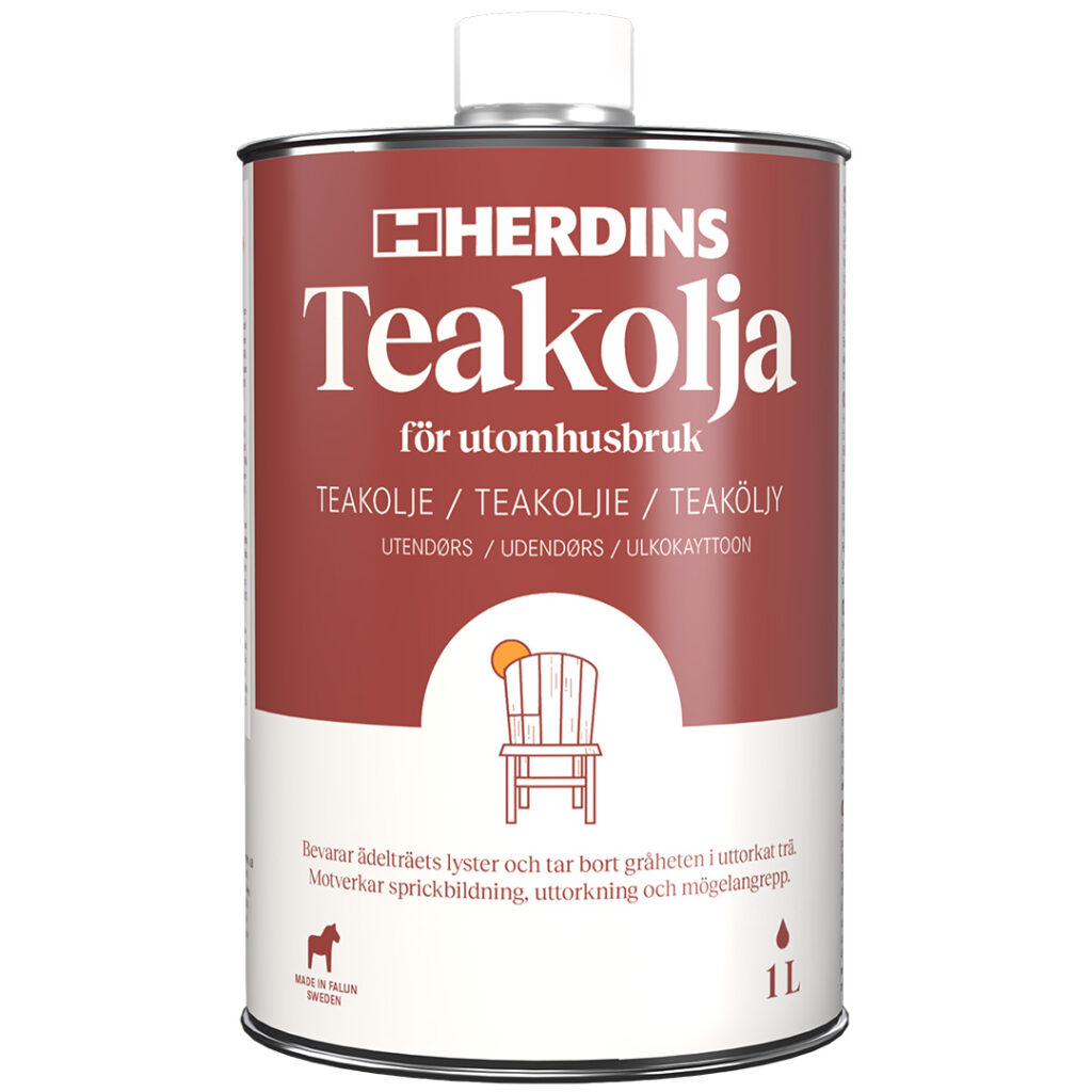 Herdins Teakolja 1L produktbild