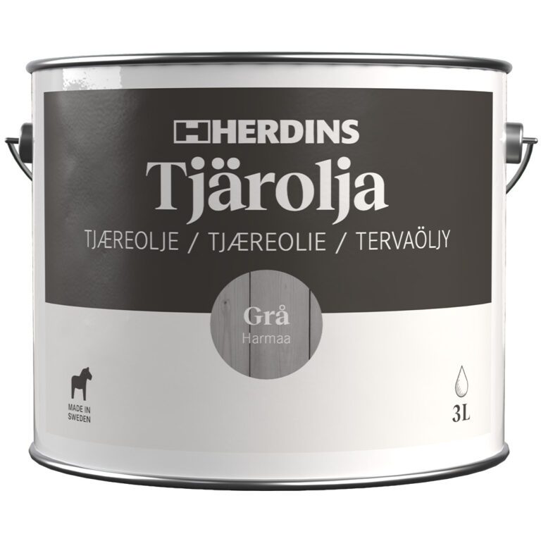 Herdins Tjärolja Pigmenterad Grå 3L produktbild