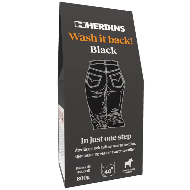 Herdins Wash it back black produktbild